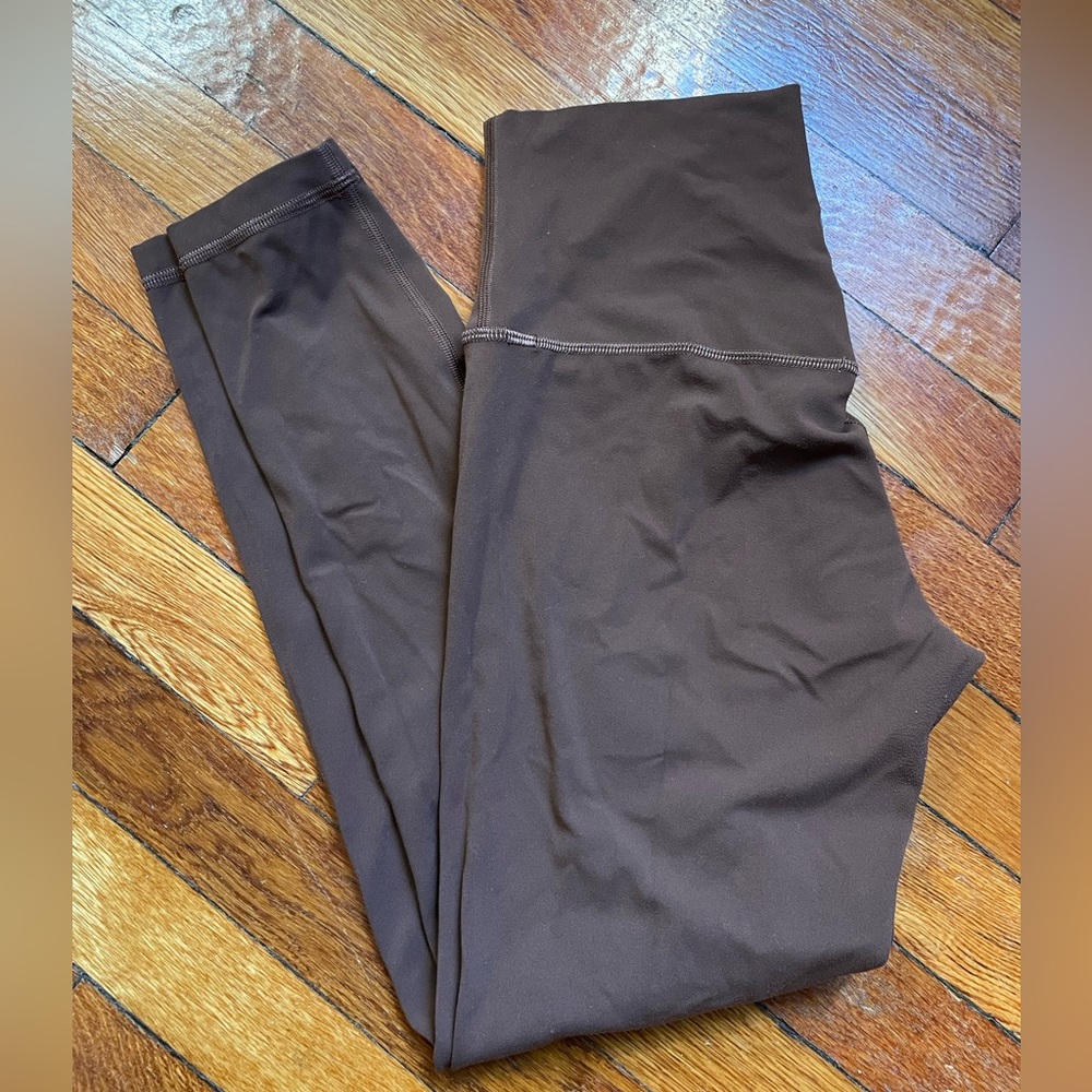 Lululemon Align High Rise Pant 28” Espresso Size 8